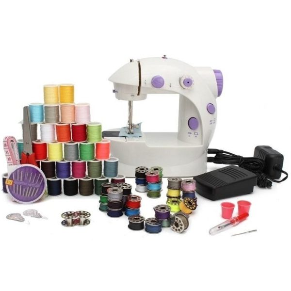 چرخ خیاطی مینی اورجینال مدل SM202A | مینی چرخ خیاطی برقی و باتری خور قابل حمل - Image 7