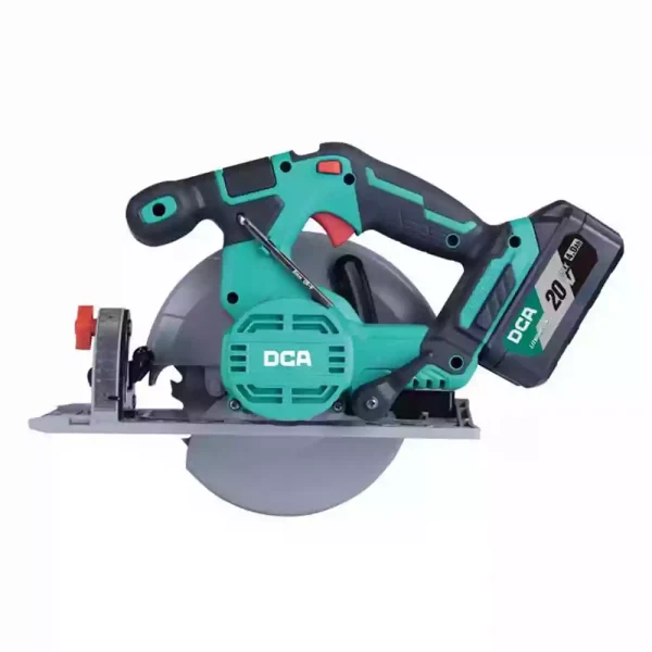 اره گردبر شارژی تیغه ۱۶۵ میلی‌متر ۲۰ ولت 4 آمپر دی سی ای DCA مدل ADMY165BM (12 ماه گارانتی) - Image 2